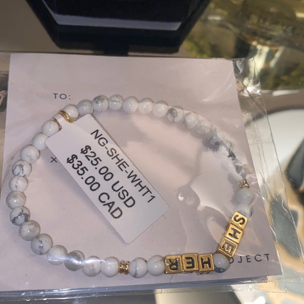 Little Words Project friendship bracelet She/Her